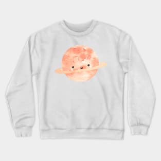 Saturn cute planet Crewneck Sweatshirt